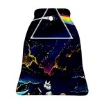 Trippy Kit Rick And Morty Galaxy Pink Floyd Bell Ornament (Two Sides) Back