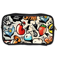 Art Book Gang Crazy Graffiti Supreme Work Toiletries Bag (two Sides) by Bedest