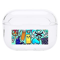 Graffiti Pop Art Crazy Retro Hard Pc Airpods Pro Case by Bedest