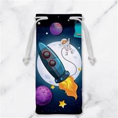 Spaceship Astronaut Space Jewelry Bag by Hannah976