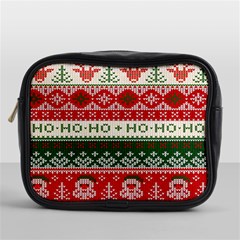 Ugly Sweater Merry Christmas  Mini Toiletries Bag (one Side) by artworkshop