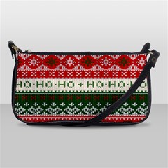 Ugly Sweater Merry Christmas  Shoulder Clutch Bag by artworkshop