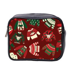 Ugly Sweater Wrapping Paper Mini Toiletries Bag (two Sides) by artworkshop