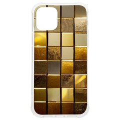 Golden Mosaic Tiles  Iphone 12/12 Pro Tpu Uv Print Case by essentialimage