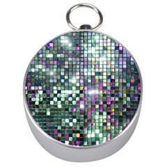 Disco Mosaic Magic Silver Compasses by essentialimage365