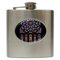 Photos Chartres Rosette Cathedral Hip Flask (6 Oz) by Bedest