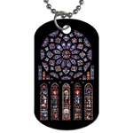 Photos Chartres Rosette Cathedral Dog Tag (Two Sides) Back