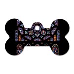 Photos Chartres Rosette Cathedral Dog Tag Bone (One Side) Front