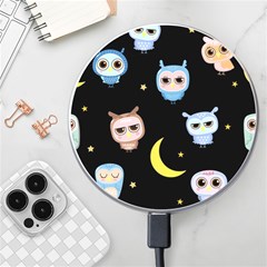 Cute Art Print Pattern Wireless Fast Charger(white) by Apen
