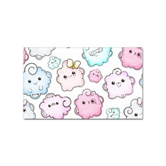 Cute Doodle Cartoon Seamless Pattern Sticker Rectangular (10 Pack) by Apen