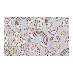 Seamless Pattern With Cute Rabbit Character Banner And Sign 5  X 3  by Apen