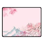 Pink Chinese Style Cherry Blossom Fleece Blanket (Small) 50 x40  Blanket Front