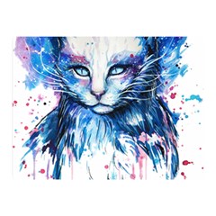 Cat Two Sides Premium Plush Fleece Blanket (mini) by saad11