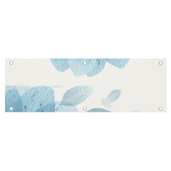 Blue-flower Banner And Sign 6  X 2  by saad11