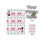 Christmas Playing Cards 54 Designs (Mini) Front - Spade2