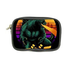 Godzilla Retrowave Coin Purse by Cendanart