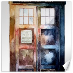 Tardis Doctor Who Canvas 20  X 20  by Cendanart