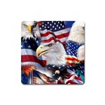 United States Of America Images Independence Day Square Magnet Front