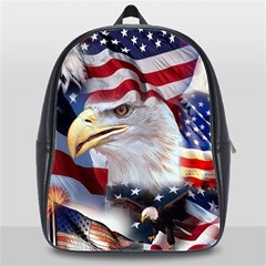 United States Of America Images Independence Day School Bag (xl) by Ket1n9