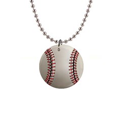 Baseball 1  Button Necklace by Ket1n9