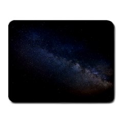 Cosmos Dark Hd Wallpaper Milky Way Small Mousepad by Ket1n9