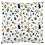 Insect Animal Pattern Standard Premium Plush Fleece Cushion Case (Two Sides) Front