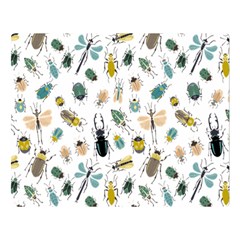 Insect Animal Pattern Premium Plush Fleece Blanket (large) by Ket1n9