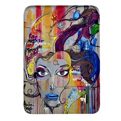 Graffiti Mural Street Art Painting Rectangular Glass Fridge Magnet (4 Pack) by Ket1n9