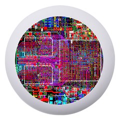 Technology Circuit Board Layout Pattern Dento Box With Mirror by Ket1n9