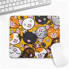 Cats Cute Kitty Kitties Kitten Large Mousepad by Ket1n9