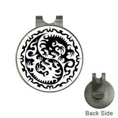 Ying Yang Tattoo Hat Clips With Golf Markers by Ket1n9