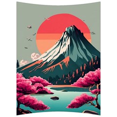 Mountain Landscape Sky Fuji Nature Back Support Cushion by Cendanart