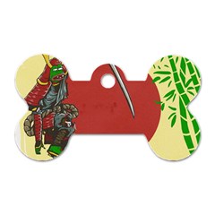 Meme Samurai Artwork Japaneses Dog Tag Bone (one Side) by Cendanart