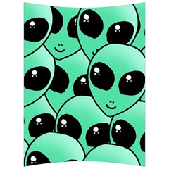 Art Alien Pattern Back Support Cushion by Ket1n9