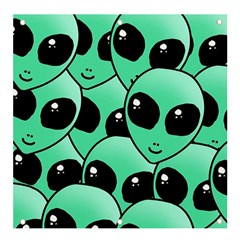 Art Alien Pattern Banner And Sign 4  X 4  by Ket1n9