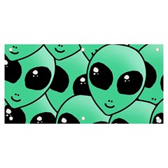 Art Alien Pattern Banner And Sign 6  X 3  by Ket1n9