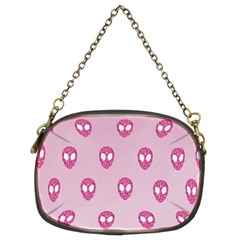 Alien Pattern Pink Chain Purse (two Sides) by Ket1n9