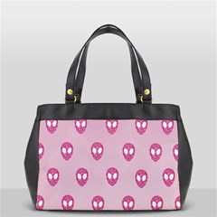 Alien Pattern Pink Oversize Office Handbag by Ket1n9