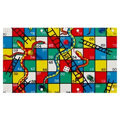 Snakes And Ladders Banner And Sign 7  X 4  by Ket1n9