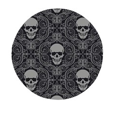 Dark Horror Skulls Pattern Mini Round Pill Box (pack Of 3) by Ket1n9