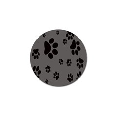 Dog Foodprint Paw Prints Seamless Background And Pattern Golf Ball Marker (10 Pack) by Ket1n9