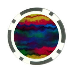 Watercolour Color Background Poker Chip Card Guard (10 Pack) by Ket1n9