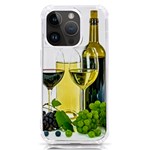 White Wine Red Wine The Bottle iPhone 14 Pro TPU UV Print Case Front