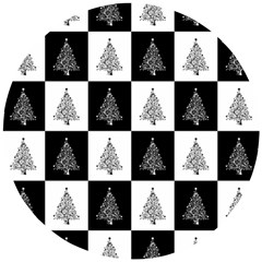 Christmas Tree Xmas Tree Wooden Puzzle Round by Ket1n9