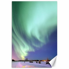 Aurora Borealis Alaska Space Canvas 12  X 18  by Ket1n9