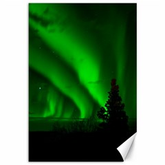 Aurora Borealis Northern Lights Canvas 12  X 18  by Ket1n9