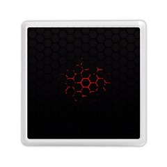 Abstract Pattern Honeycomb Memory Card Reader (square) by Ket1n9