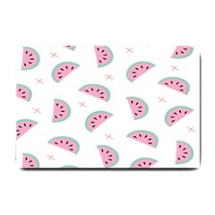 Fresh Watermelon Slices Texture Small Doormat by Ket1n9