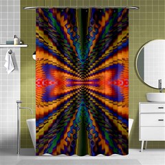 Casanova Abstract Art-colors Cool Druffix Flower Freaky Trippy Shower Curtain 48  X 72  (small)  by Ket1n9