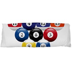 Racked Billiard Pool Balls Body Pillow Case (dakimakura) by Ket1n9